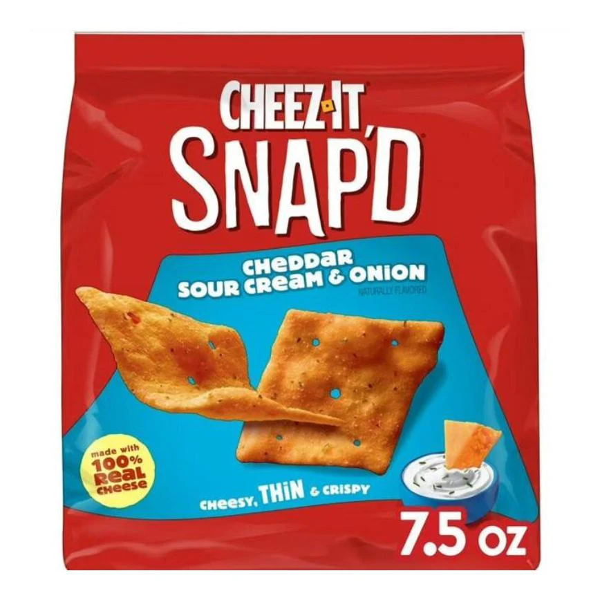 Cheeze-It Snap'd Cheddar Sour Cream & Onion 7.5 oz.