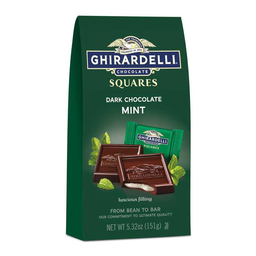 Ghirardelli Chocolate Squares Dark Chocolate Mint 5.32 oz.