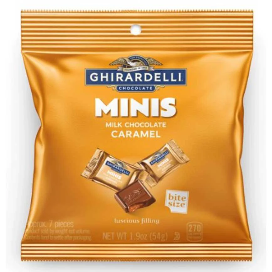 Ghirardelli Minis Milk Chocolate Caramel 1.9 oz.