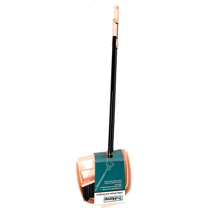TruHome Lobby Broom With Dust Pan
