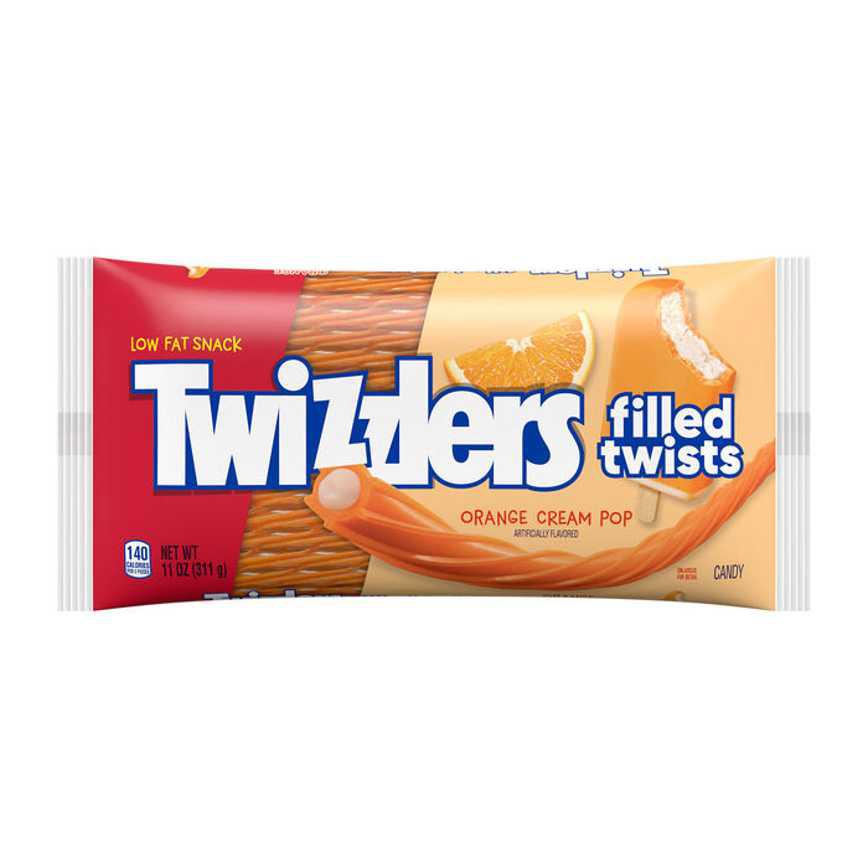 Twizzlers Filled Twists Orange Cream Pop 11 oz.